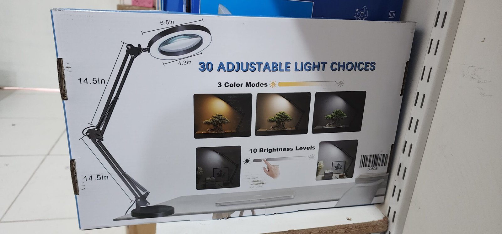 LAMPARA PIXAR ARO C/ LUPA