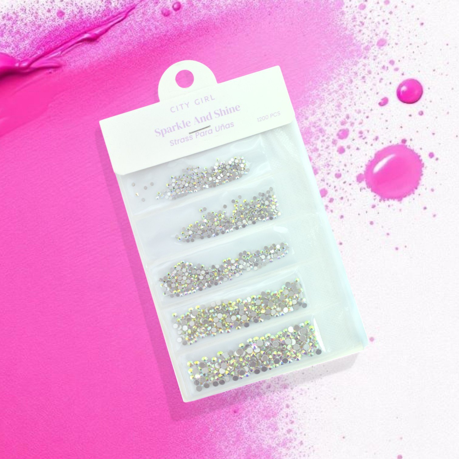 STRASS X TAMAÑOS P/ UÑAS CITY GIRL
