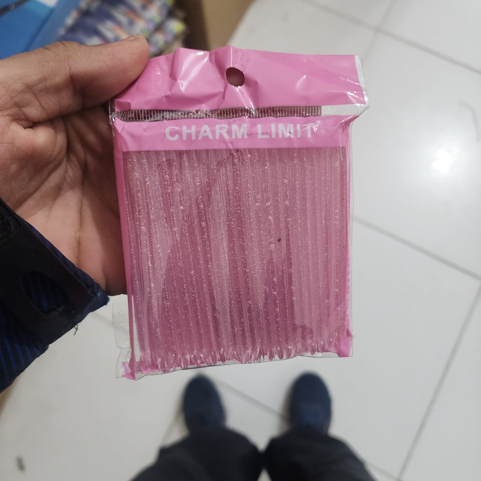 PALITOS PLASTICO ROSA X100